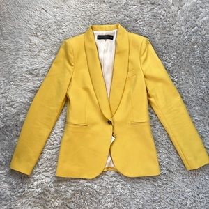 New Zara yellow blazer suit jacket